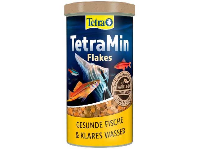 Tetra Min Flakes -Hauptfutter für Zierfische 1 L Dose
