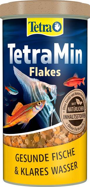 Tetra Min Flakes -Hauptfutter für Zierfische